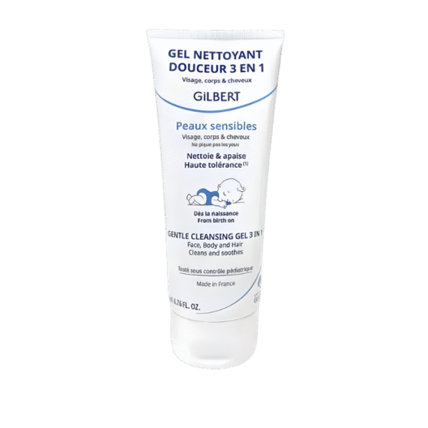Gel Nettoyant Douceur 3 en 1 – Gilbert (200 ml)