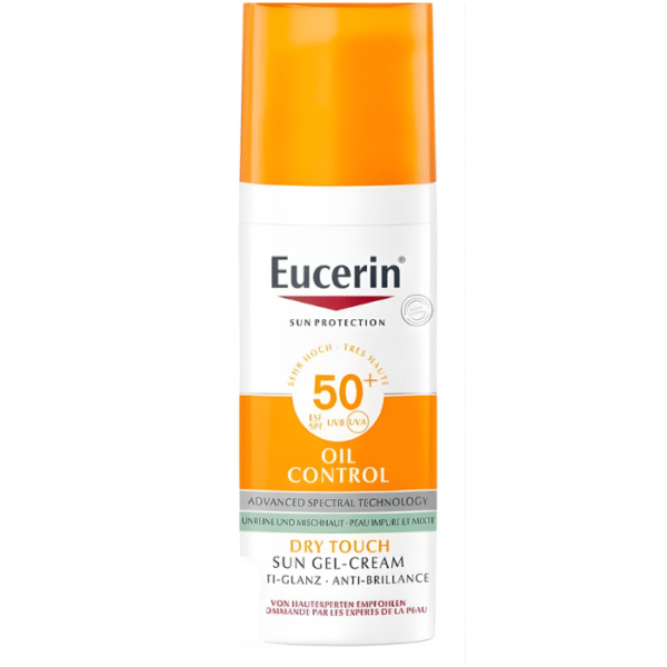 Eucerin Sun Gel-Cream Oil Control SPF 50+ — Toucher Sec (Visage)
