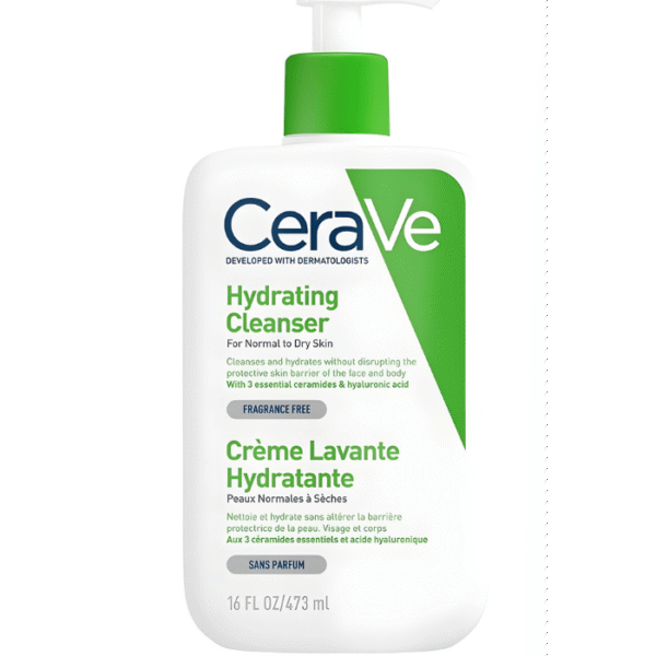 CeraVe Crème Lavante Hydratante Peaux Normales à Sèches 473 ml