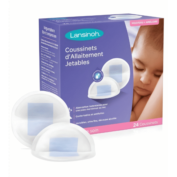 Lansinoh Coussinets d’allaitement jetable Blue Lock - 24 unités