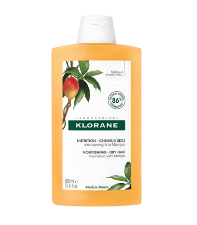 Klorane Shampoing Nourrissant au Beurre de Mangue Cheveux Secs 400 ml
