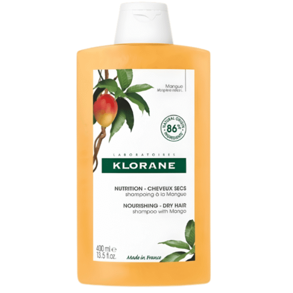 Klorane Shampoing Nourrissant au Beurre de Mangue Cheveux Secs 400 ml