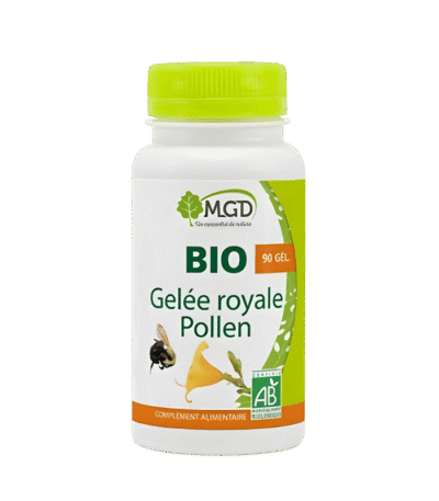 Mgd Nature Gelée Royale & Pollen Bio 90 gélules