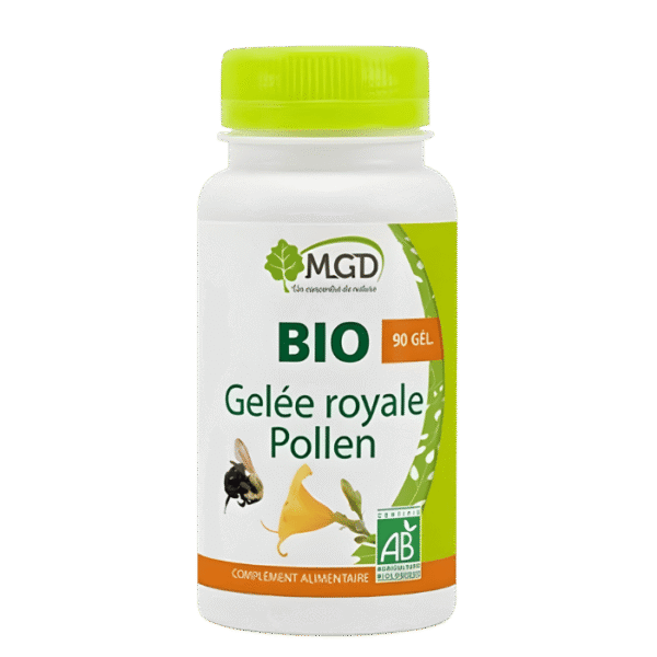 Mgd Nature Gelée Royale & Pollen Bio 90 gélules