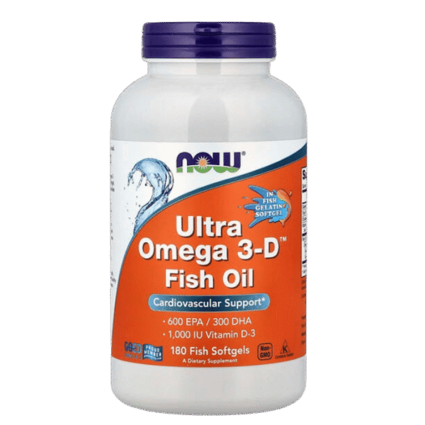 Now Foods Ultra Omega 3-D Fish Oil 180 softgels