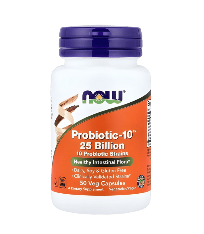 Now Foods Probiotic-10 25 Billion 50 gélules végétales Now Foods Probiotic-10 25 Billion 50 gélules végétales