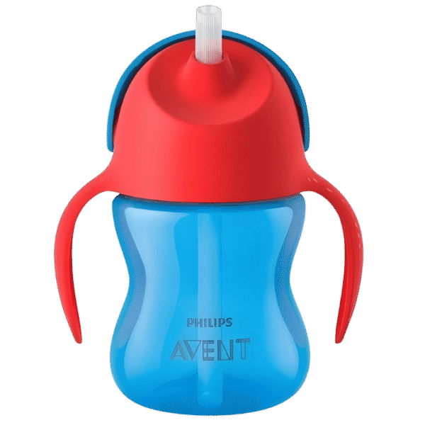 Philips Avent Tasse à Paille 9 mois+ Bleu