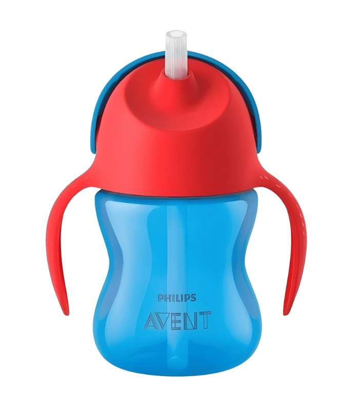 Philips Avent Tasse à Paille 9 mois+ Bleu